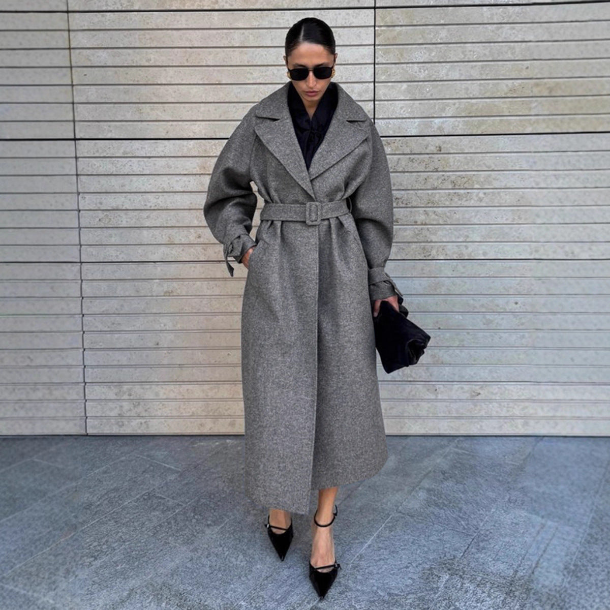 Orinée Baggy Woolen Coat