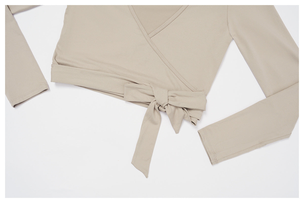 Coralieva Yoga Crossed Top