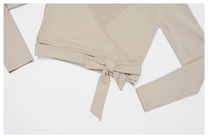 Coralieva Yoga Crossed Top