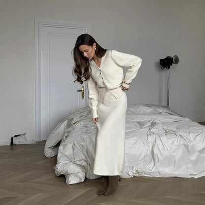 Vivica Sweater Straight Skirt Sets