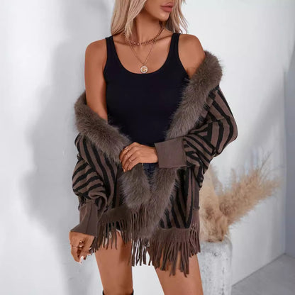 Sylphine Knitted Shawl Cape