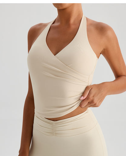 Margot V neck Yoga Top