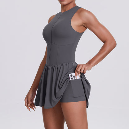 Zipped Tennis Dress