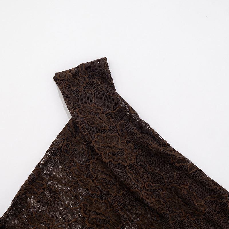 Celine Strap Lace Dress