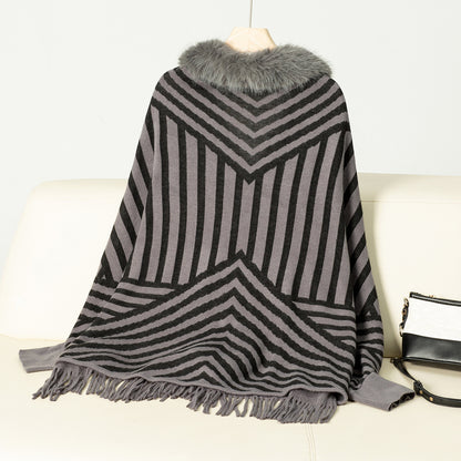 Sylphine Knitted Shawl Cape