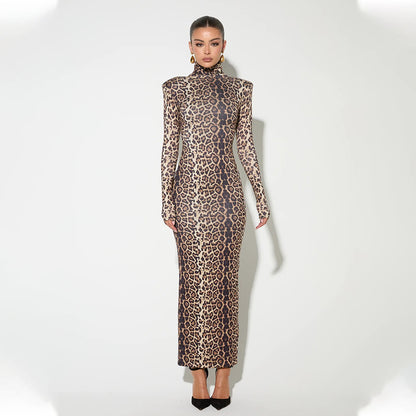 Gisella Leopard Dress