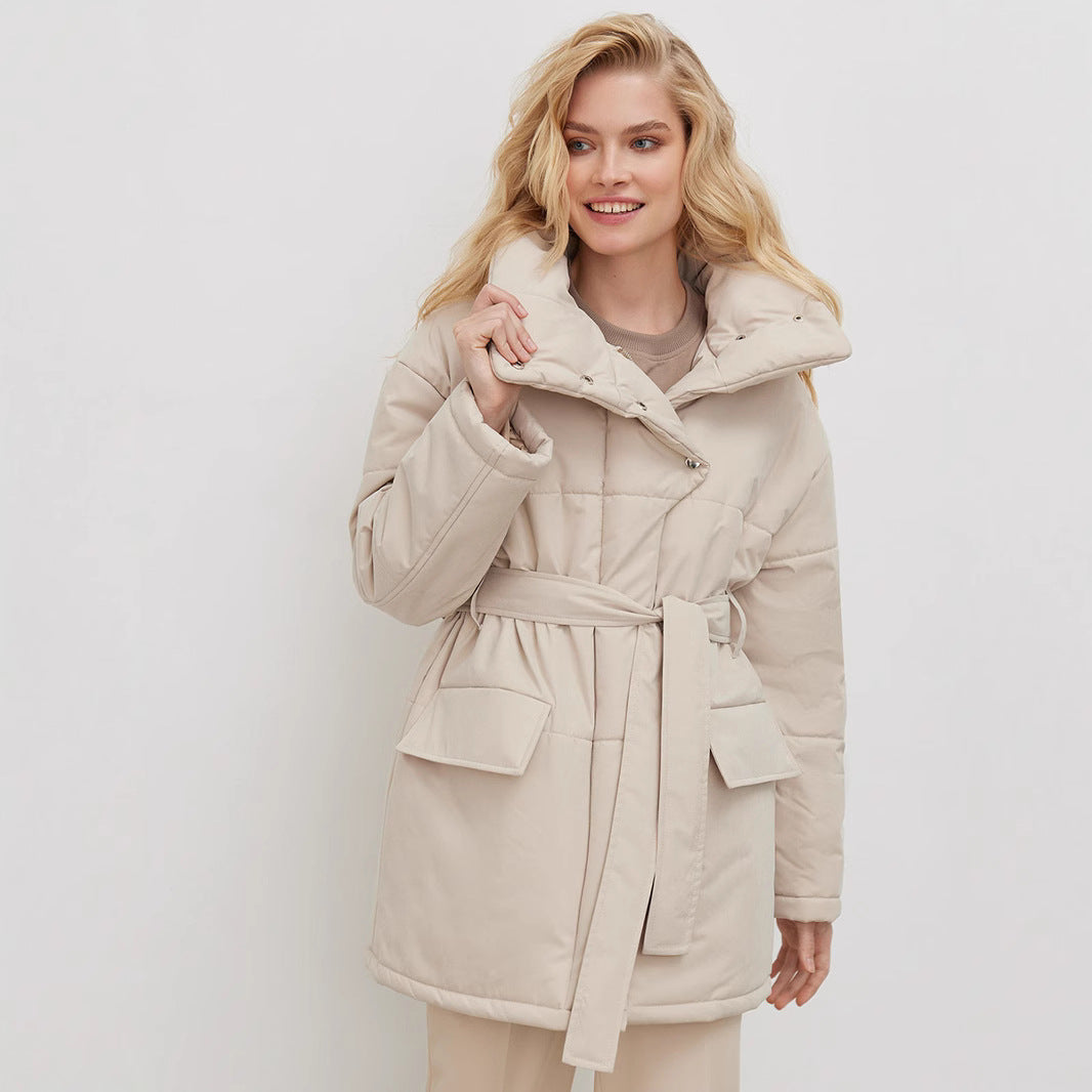 Evara Mid Length Cotton Padded Coat