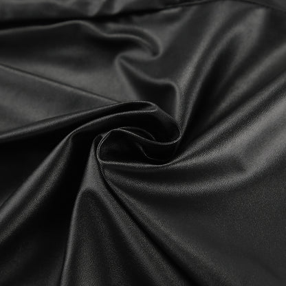 Wisterienne Faux Leather Shorts