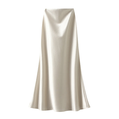 Dahliana Satin Maxi Skirt