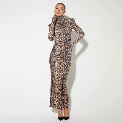 Gisella Leopard Dress