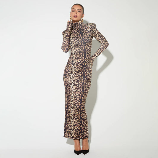 Gisella Leopard Dress