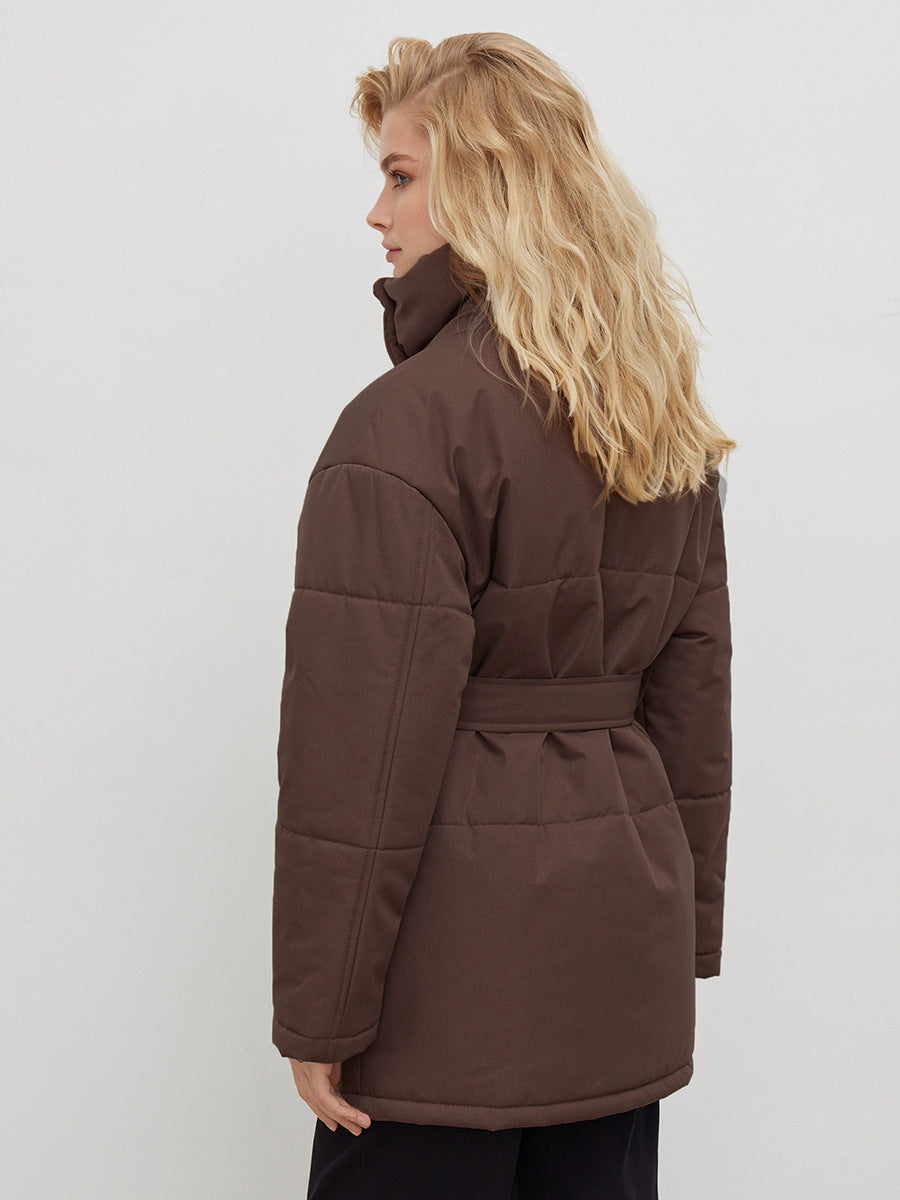 Evara Mid Length Cotton Padded Coat