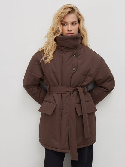 Evara Mid Length Cotton Padded Coat