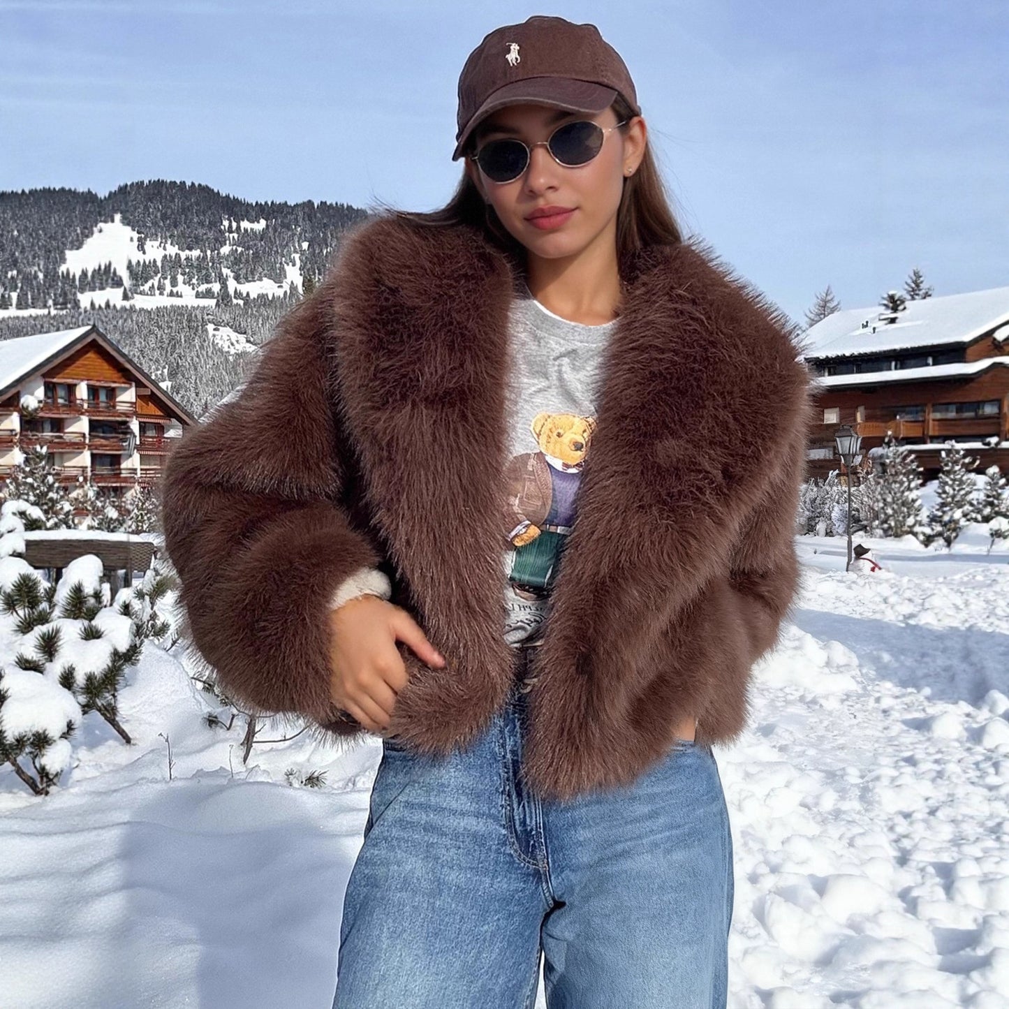 Aerin Faux Fur Overcoat