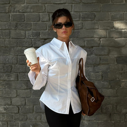 Yvette Office Cotton Shirt