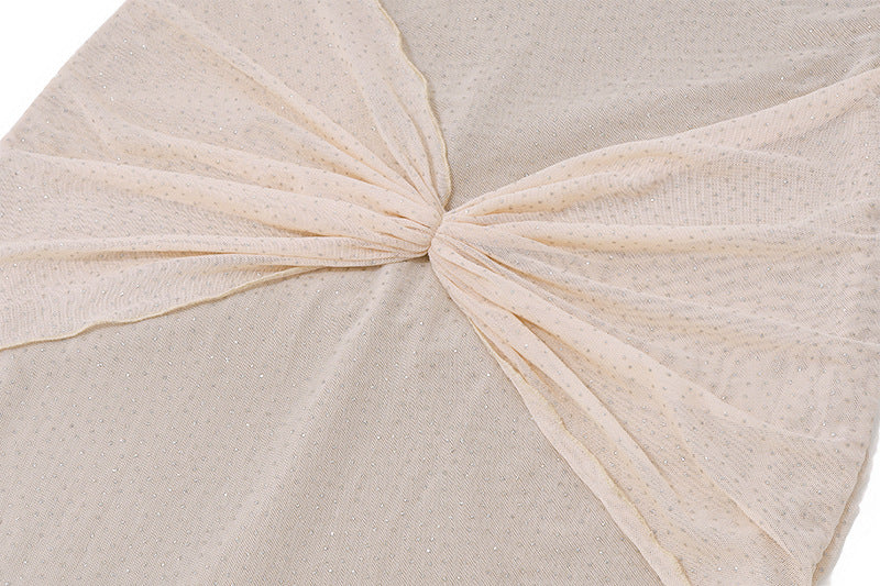 Vionara Wrapped Fishtail Gown Dress