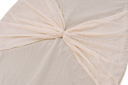 Vionara Wrapped Fishtail Gown Dress