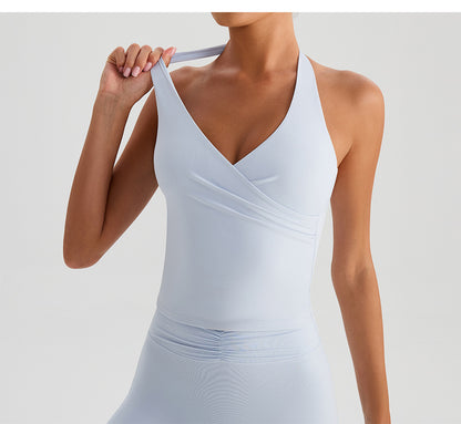 Margot V neck Yoga Top