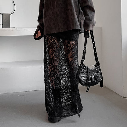 Gardenya Lace See through Skirt