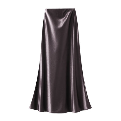 Dahliana Satin Maxi Skirt