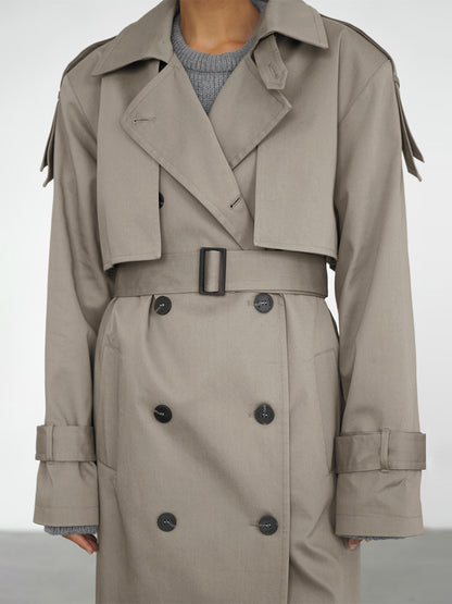 Elyseum Maxi Trench Coat