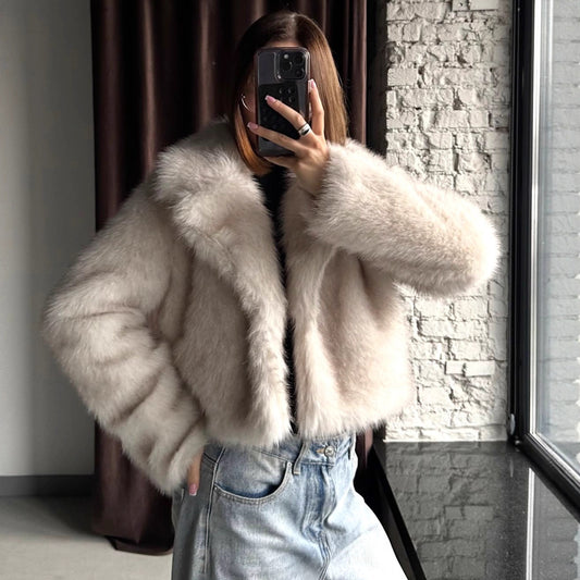 Solennea Faux Fur Jacket