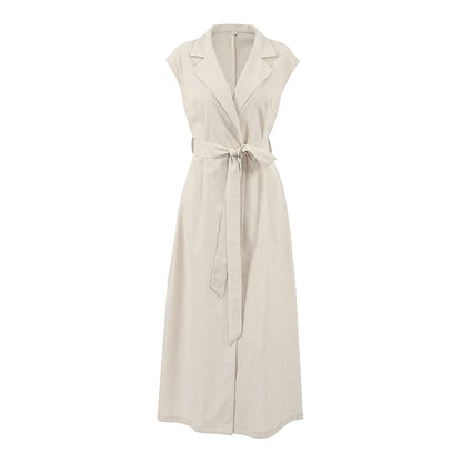 Dahlia Linen Office Dress